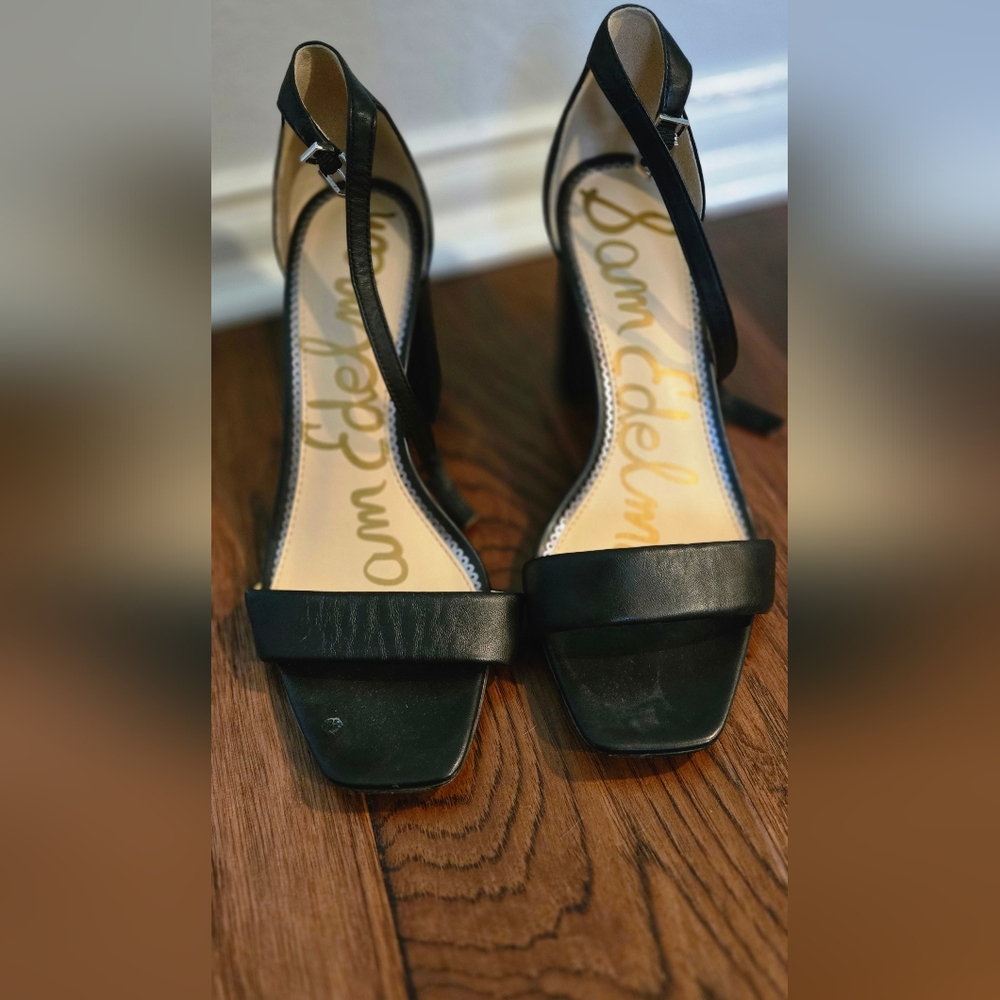 Sam Edelman Black Heels Elegant Design